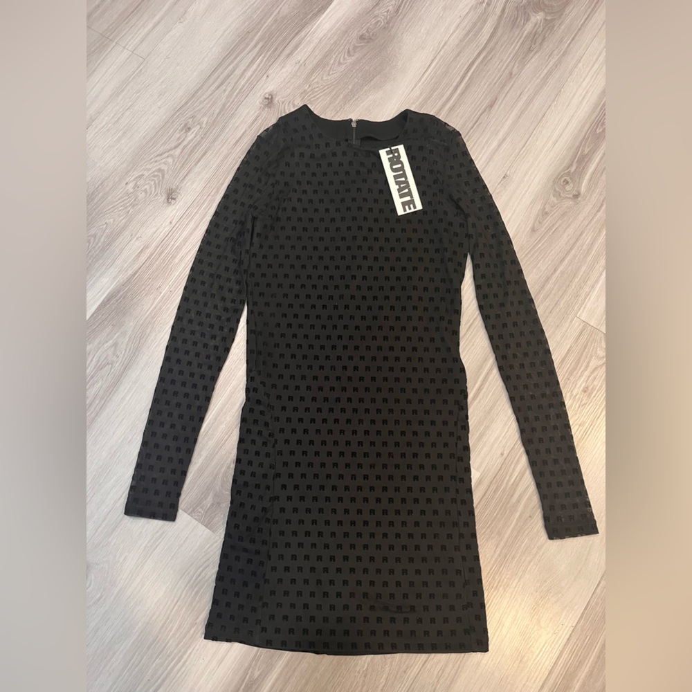 NWT RÓTATE Elegant Black‎ Polka Dot Dress It’s very pretty - Picture 3 of 9